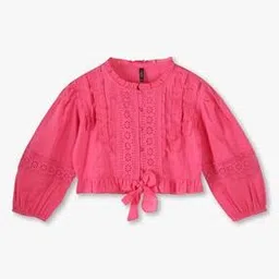 rio girls Girls Schiffli Embroidered Top-picture-37
