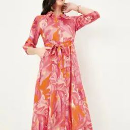 max V-Neck Fit & Flare Dress-picture-35