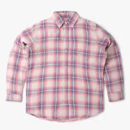 gap kids Checked Shirt with Patch Pocket-picture-22