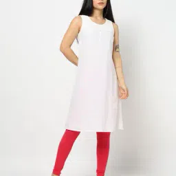 yousta Women Churidar Leggings with Elasticated Waist image 1