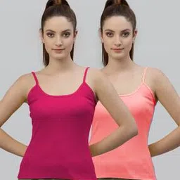 fbar Pack of 2 Sleeveless Camisole with Adjustable Straps-picture-52