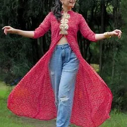 youthnic Women Embroidered Flared Kurta Suit Set-picture-24