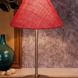 devansh Jute Shade Table Lamp with Steel Base-picture-14