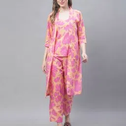 tag 7 Floral Print 3-Piece Nightwear Set-picture-46