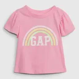 gap kids Logo Print Crew-Neck T-Shirt-picture-18