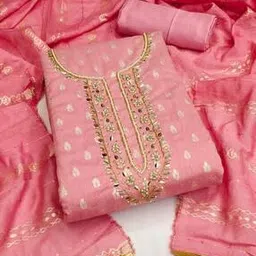 svaraa Women Embellished Unstitched Dress Material-picture-35