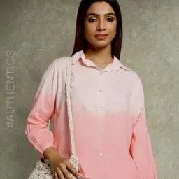 indie picks Hand Tie & Dye Loose Fit Shirt-picture-37