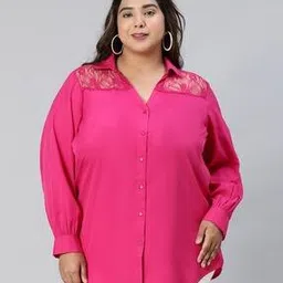 oxolloxo Women Self-Design Regular Fit Shirt-picture-45