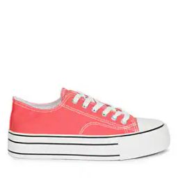 mozafia Lace-Up Canvas Shoes-picture-12