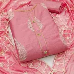 svaraa Women Embroidery Unstitched Dress Material-picture-41