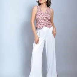 gardenparty Women Ikat Print 2-Piece Co-ord Set-picture-19