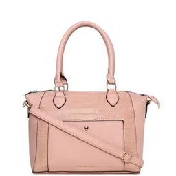 fastrack Women Logo Embossed Satchel Bag with Double Handle-picture-30