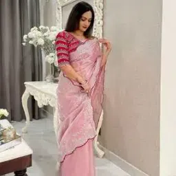 leeli peeri designer Women Embroidered Soft Silk Saree-picture-19