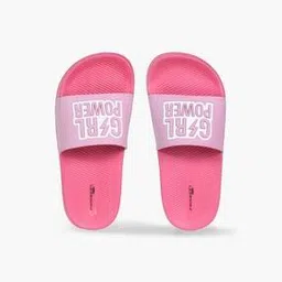 frisbee Girls Typographic Embossed Slip-On Slides-picture-13