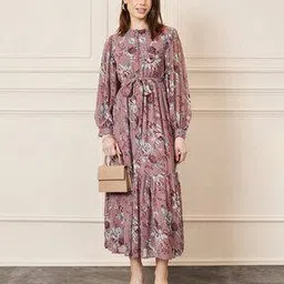 styli Floral Print Tiered Dress-picture-15