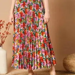 lookshine Women Floral A-line Skirt-picture-22