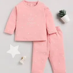 clt.s Typographic Print T-Shirt & Pyjamas Set-picture-30