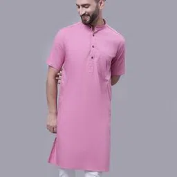 even Cotton Kurta with Patch Pocket-picture-40