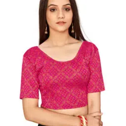 krishnvatika Printed Side-Open Blouse-picture-44