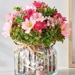 home centre Natural Dried Flowers in Glass Jar image 1