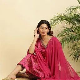 Women Chiffon Dupatta with Gota Border-picture-22