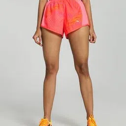 puma Women Logo Print Bermuda Shorts with Elasticated Waistband-picture-50