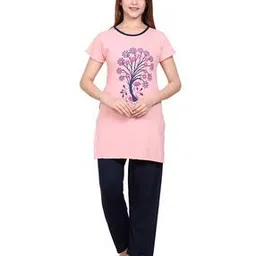 twenty me Self-design Nightwear Set-picture-14