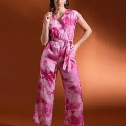 globus Tie & Dye Jumpsuit with Waist Tie-Up-picture-18
