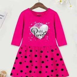 trampoline Girls Printed A-Line Dress-picture-22