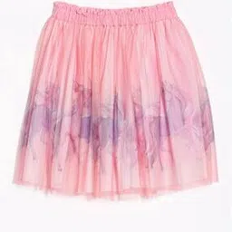 allen solly Girls Printed Flared Skirt with Elasticated Waist-picture-32