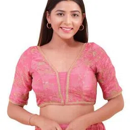 vamas Women Embroidered Back-Open Blouse -picture-40