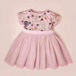 cherry crumble by nitt hyman Girls Fit and Flare Dress-picture-10