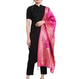 jabama Indian Zari Embroidered  Stole-picture-52
