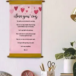 indigifts Boyfriend I Love You Printed Scroll Card-picture-42