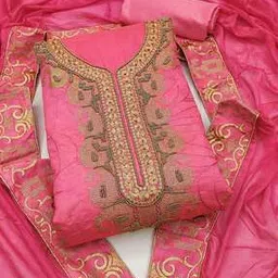 svaraa Women Embellished 3-Piece Unstitched Dress Material-picture-27