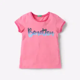 united colors of benetton Typographic Print Round-Neck T-shirt-picture-43