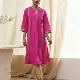 biba Women Printed No Darts A-Line Kurta-picture-10
