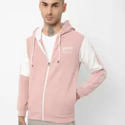 the indian garage co Placement Typographic Print Zip-Front Hoodie-picture-38