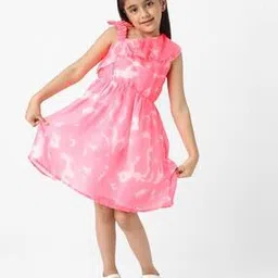 nauti nati Girls Sleeveless Fit and Flare Dress-picture-29