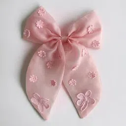 choko Women Enbroidered Bow Hair Clips-picture-16