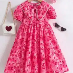 tior Girls Printed Fit & Flare Dress-picture-24