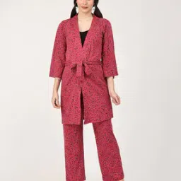 the mom store Micro Print Nightwear Set-picture-33