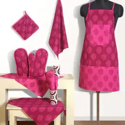 swayam Set of 8 Cotton Kitchen Linens-picture-23