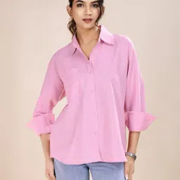 house of mira Women Relaxed Fit Shirt image 1