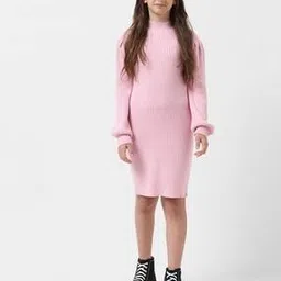 vero moda girl Girls Ribbed Bodycon Dress-picture-14