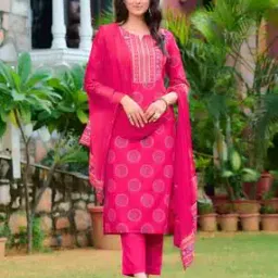 berrylicious Women Printed Straight Kurta Set-picture-26