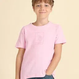 u.s. polo assn. Boys Logo T-Shirt with Round Neck-picture-33