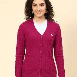 monte carlo Cable-Knit Cardigan with Patch Pockets-picture-15
