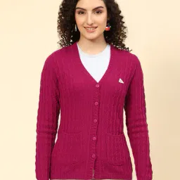 monte carlo Cable-Knit Cardigan with Patch Pockets image 1