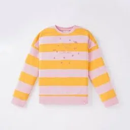 ed-a-mamma Sustainable Striped Round-Neck Sweatshirt-picture-28